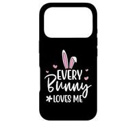 Custodia per iPhone 17 Pro Happy Easter Every Bunny Sign Every Bunny Loves Me Chicks