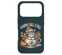 Custodia per iPhone 17 Pro Happy Fall Yall Cute Kitten For Autumn Lover Kawaii Cat Mom
