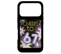 Custodia per iPhone 17 Pro Happy New Year with a 6 7 Zoomer meme vibe. 2026 Countdown