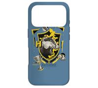 Custodia per iPhone 17 Pro Harry Potter Hufflepuff Magicial Mischief Level Up Crest