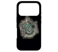 Custodia per iPhone 17 Pro Harry Potter Slytherin Knitted Patch Damaged