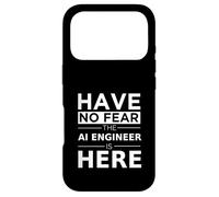 Custodia per iPhone 17 Pro Have No Fear AI Engineer Is Here Funny Gift Work Work
