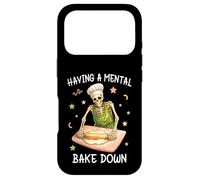 Custodia per iPhone 17 Pro Having a Mental Bake Down Skeleton Funny Baker Meme Baking