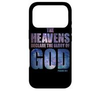 Custodia per iPhone 17 Pro Heavens Declare Glory of GOD Christian Creation Psalm 19:1