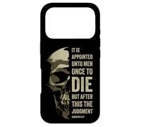 Custodia per iPhone 17 Pro Hebrews 9:27 Gospel Evangelism Bible Verse - The Judgment