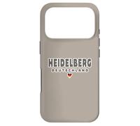 Custodia per iPhone 17 Pro Heidelberg Deutschland Heart Imprint/Heidelberg Germania