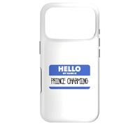 Custodia per iPhone 17 Pro Hello My Name Is PRINCE CHARMING Facile Halloween Costume divertente
