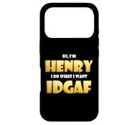 Custodia per iPhone 17 Pro Henry Costume IDGAF Funny Meme Halloween Costume For Henrys