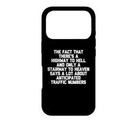 Custodia per iPhone 17 Pro Highway To Hell vs. Stairway to Heaven - Divertente detto novità