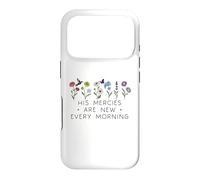 Custodia per iPhone 17 Pro His Mercies are New Every Morning Bible Verse Christian God