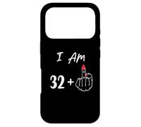 Custodia per iPhone 17 Pro Ho 32 anni più 1 dito medio per una maglietta per il 33° compleanno