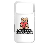 Custodia per iPhone 17 Pro HO BISOGNO DI UN ABBRACCIO DA UN CATTIVO ORSACCHIOTTO Pixel Broken Heart