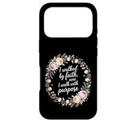 Custodia per iPhone 17 Pro Ho camminato per fede ora cammino con una missione di scopo