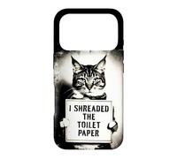 Custodia per iPhone 17 Pro Ho distrutto il gatto di carta igienica