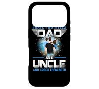 Custodia per iPhone 17 Pro Ho due titoli papà e zio divertente padri giorno