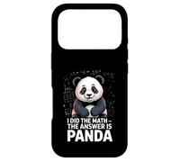 Custodia per iPhone 17 Pro Ho fatto la matematica La risposta è Panda Humor