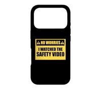 Custodia per iPhone 17 Pro Ho guardato il video di sicurezza lavoro Sarcasmo Lavoro divertente