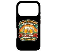 Custodia per iPhone 17 Pro Ho smesso di bere ieri ma oggi festeggio il mio ritorno