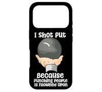 Custodia per iPhone 17 Pro Ho sparato a mettere perché prendere a pugni le persone è disapprovato dall'atletica leggera