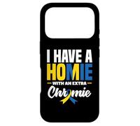 Custodia per iPhone 17 Pro Ho un amico con una sindrome di Down Chromie T21 extra
