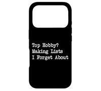 Custodia per iPhone 17 Pro Hobby divertente Fare liste Mi dimentico citazioni