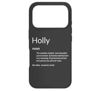 Custodia per iPhone 17 Pro Holly Is Kind Hearted Funny Name Definition Holly