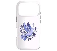 Custodia per iPhone 17 Pro Holy Spirit Dove And Cross Christian Inspirational Faith