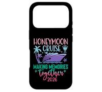 Custodia per iPhone 17 Pro Honeymoon Cruise 2026 Just Married Matching Couples Vacation