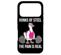 Custodia per iPhone 17 Pro Honks Of Steel The Pain è un vero e proprio allenamento divertente in palestra con oche