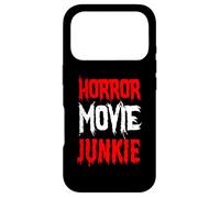 Custodia per iPhone 17 Pro Horror Funny - Drogato di film horror