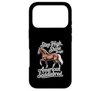 Custodia per iPhone 17 Pro Horse American Saddlebred Step High, Shine Bright