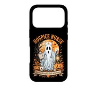 Custodia per iPhone 17 Pro Hospice Infermiera Fantasma Halloween Zucca Cura Design