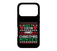 Custodia per iPhone 17 Pro Hot Cocoa and Christmas Movies Ugly Sweater Winter Art