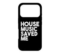 Custodia per iPhone 17 Pro House Music Saved Me Techno DJ Rave Danza Musica Club Amante