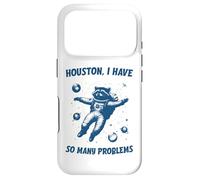 Custodia per iPhone 17 Pro HOUSTON I HAVE SO MANY PROBLEMS X Racoon Procione astronauta