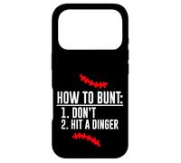 Custodia per iPhone 17 Pro How To Bunt Don't Hit A Dinger Allenamento di baseball