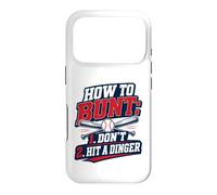 Custodia per iPhone 17 Pro How To Bunt, Hit a Dinger Funny Baseball Player Home Run Fun
