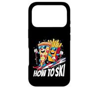 Custodia per iPhone 17 Pro How To Ski Funny Pizza French Fries