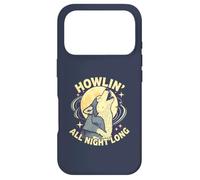 Custodia per iPhone 17 Pro Howlin All Night Long Wolf Lover Night - Maglietta a maniche corte