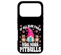 Custodia per iPhone 17 Pro Hug Your Dog Quotes For Pittie Mom With Cute Pitbull Gnome