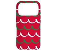 Custodia per iPhone 17 Pro Hungarian Red Green White Arcs Curved Pattem