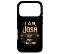 Custodia per iPhone 17 Pro I Am Josh Doing Josh Things Divertente Celebrazione