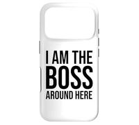 Custodia per iPhone 17 Pro I Am the Boss Sign,Women Girl Boss I Am the Boss Around Here