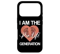 Custodia per iPhone 17 Pro I Am The Pro-Life Generation Anti Aborto Donne Uomini