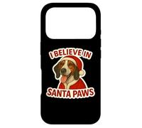 Custodia per iPhone 17 Pro I Believe In Santa Paws Treeing Walker Coonhound Natale