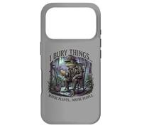 Custodia per iPhone 17 Pro I Bury Things Frog Gardener Dark Humor Shovel