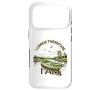 Custodia per iPhone 17 Pro I Canoe Therefore I AM - Regalo per esterni, campeggio
