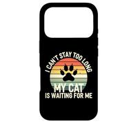 Custodia per iPhone 17 Pro I Cant Stay Too Long My Cat Is Waiting For Me Introvert Paws