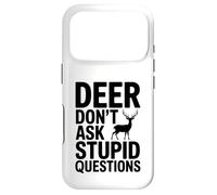 Custodia per iPhone 17 Pro I cervi non fanno domande stupide - Funny Hunter Design