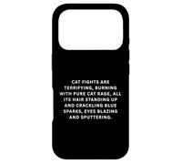 Custodia per iPhone 17 Pro i combattimenti tra gatti sono terrificanti e pura rabbia in azione